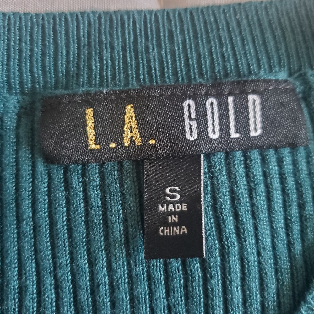 L.A. Gold Size S Green dress - Picture 5 of 5